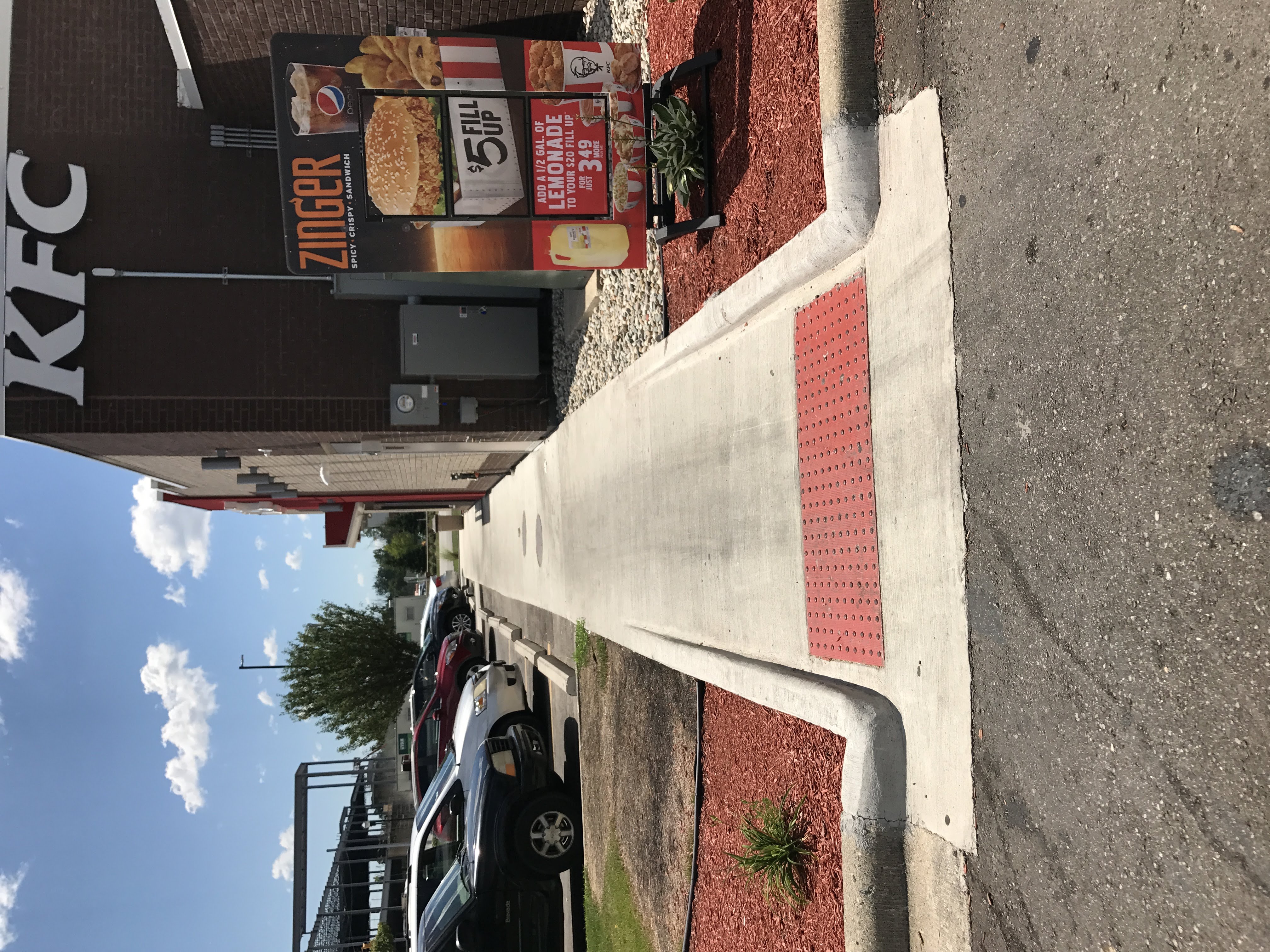 KFC Concrete Curb & Apron Work