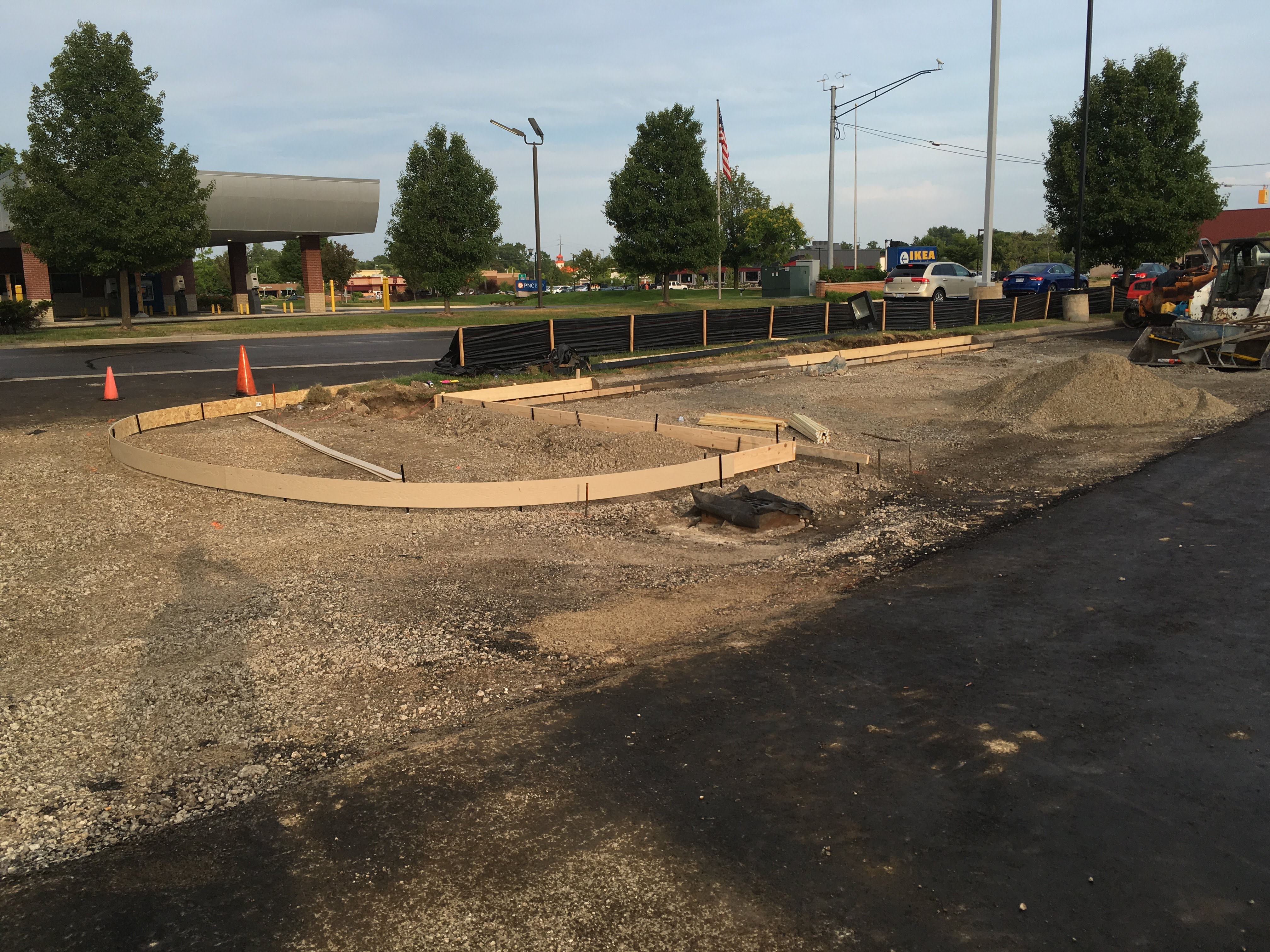 Documented commercial asphalt work by J. Worden and Sons